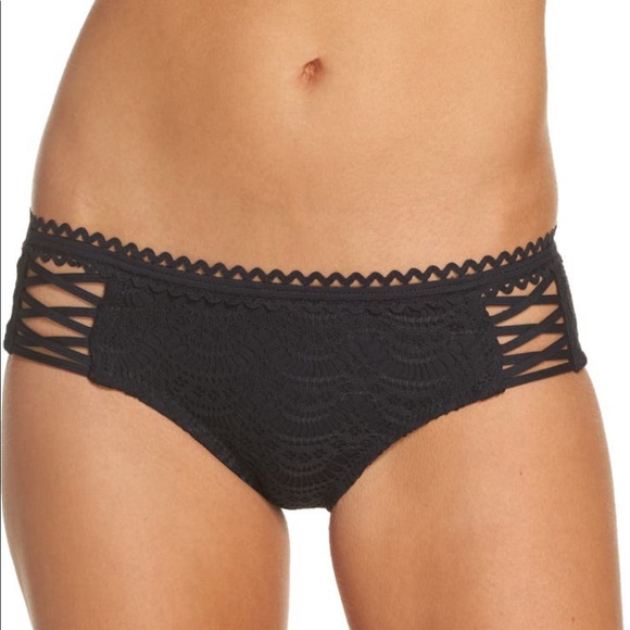 Becca lace up hipster bikini bottoms - Picture 1 of 9